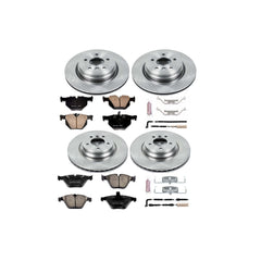 Power Stop KOE4094 Autospecialty - 1-Click Daily Driver Brake Kits (Front And Rear) for 2007-2010 BMW 335D product image