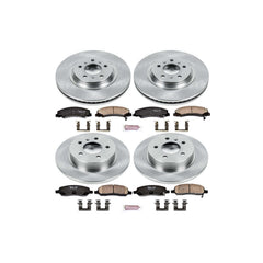 Power Stop KOE4097 Autospecialty - 1-Click Daily Driver Brake Kits (Front And Rear) for 2006-2011 Buick Lucerne product image