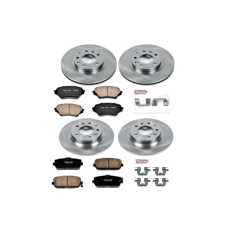 Power Stop KOE4098 Autospecialty - 1-Click Daily Driver Brake Kits (Front And Rear) for 2006-2015 Mazda Miata / MX-5 product image