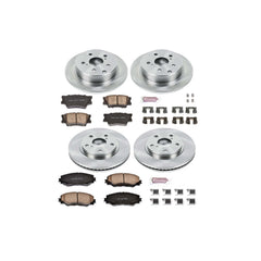 Power Stop KOE4100 Autospecialty - 1-Click Daily Driver Brake Kits (Front And Rear) for 2006-2018 Lexus HS250H product image