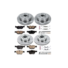 Power Stop KOE4102 Autospecialty - 1-Click Daily Driver Brake Kits (Front And Rear) for 2007 BMW 328XI product image