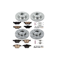 Power Stop KOE4107 Autospecialty - 1-Click Daily Driver Brake Kits (Front And Rear) for 2008-2010 BMW 328I product image