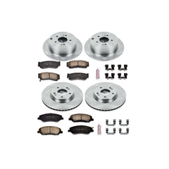 Power Stop KOE4116 Autospecialty - 1-Click Daily Driver Brake Kits (Front And Rear) for 2007-2009 Hyundai Santa Fe product image