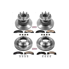 Power Stop KOE4132 Autospecialty 1-Click Daily Driver Front And Rear Brake Kit for 2008-2025 Ford E-350 Super Duty product image