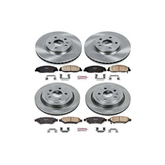 Power Stop KOE4134 Autospecialty - 1-Click Daily Driver Brake Kits (Front And Rear) for 2008-2014 Cadillac Cts product image