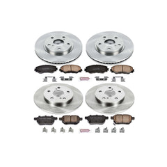 Power Stop KOE4141 Autospecialty - 1-Click Daily Driver Brake Kits (Front And Rear) for 2008-2015 Scion Xb product image