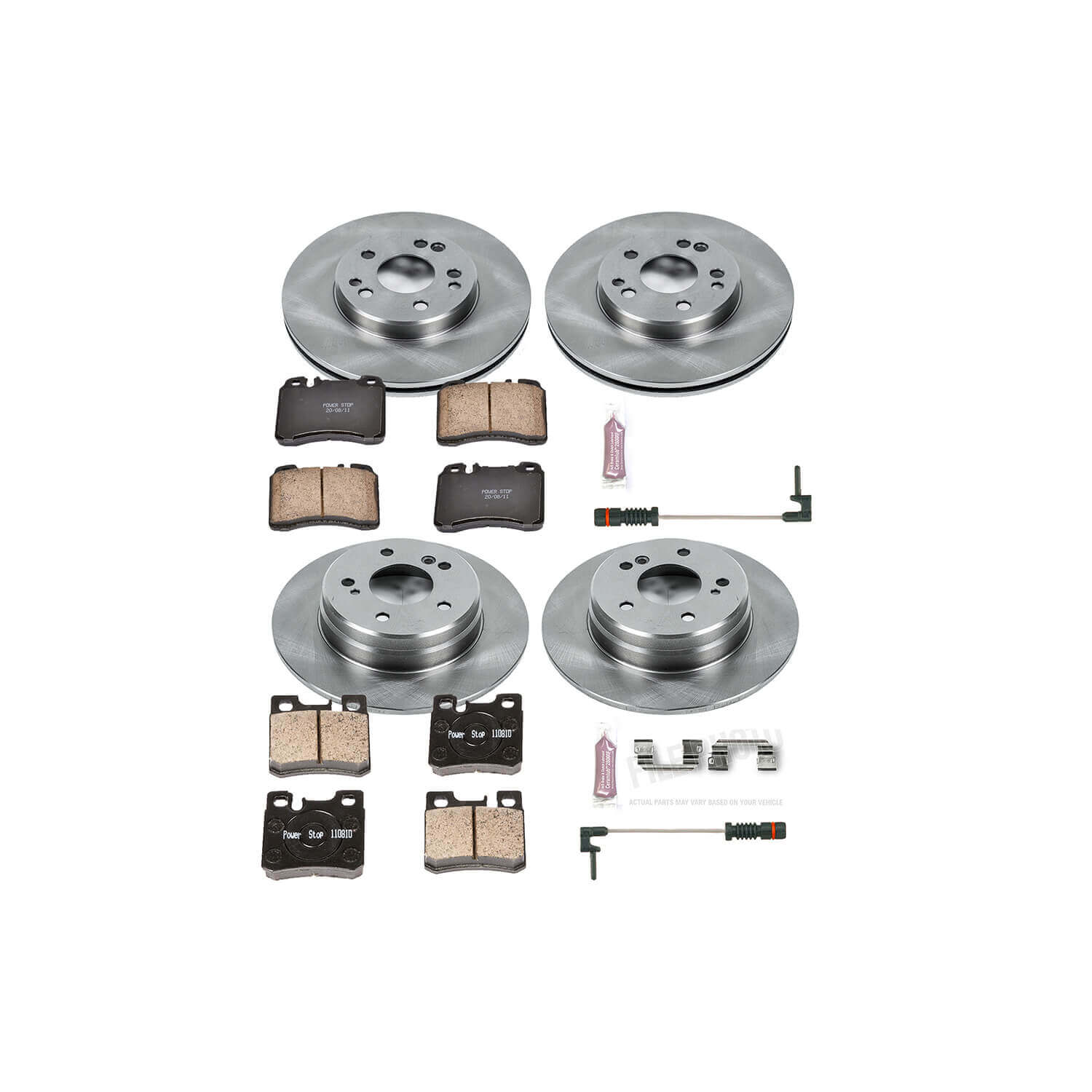 Power Stop KOE4246 Autospecialty - 1-Click Daily Driver Brake Kits (Front And Rear) for 1994-1995 Mercedes-Benz E320 product image