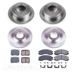 Power Stop KOE4252 Autospecialty 1-Click Daily Driver Front And Rear Brake Kit for 2000-2004 Mitsubishi Montero Sport product image