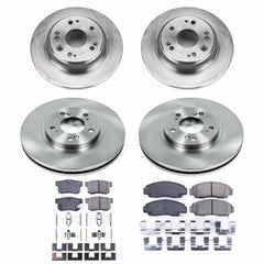 Power Stop KOE4271 Autospecialty 1-Click Daily Driver Front And Rear Brake Kit for 2002-2004 Acura Rl product image
