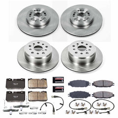Power Stop KOE4337 Autospecialty 1-Click Daily Driver Front And Rear Brake Kit for 1995-2000 Lexus LS400 product image