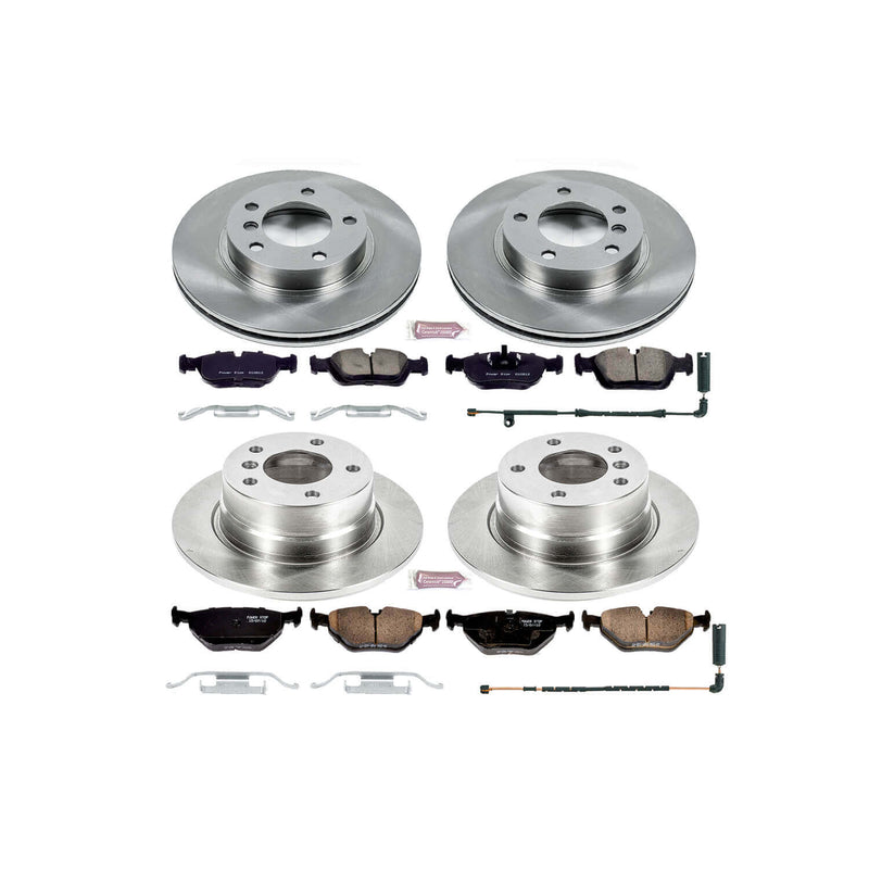 Power Stop KOE4371 Autospecialty - 1-Click Daily Driver Brake Kits (Front And Rear) for 2003-2005 BMW Z4 product image