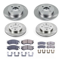 Power Stop KOE4378 Autospecialty - 1-Click Daily Driver Brake Kits (Front And Rear) for 1996-1998 Saturn SC1 product image