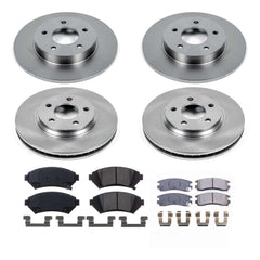 Power Stop KOE4379 Autospecialty - 1-Click Daily Driver Brake Kits (Front And Rear) for 2005 Buick Lesabre product image