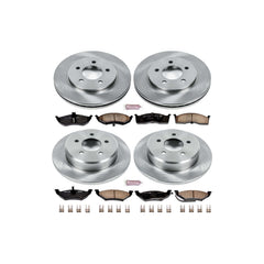 Power Stop KOE4394 Autospecialty - 1-Click Daily Driver Brake Kits (Front And Rear) for 1997-2000 Chrysler Town & Country product image