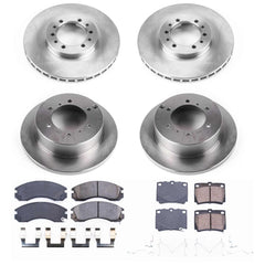 Power Stop KOE4402 Autospecialty 1-Click Daily Driver Front And Rear Brake Kit for 1997-2004 Mitsubishi Montero Sport product image