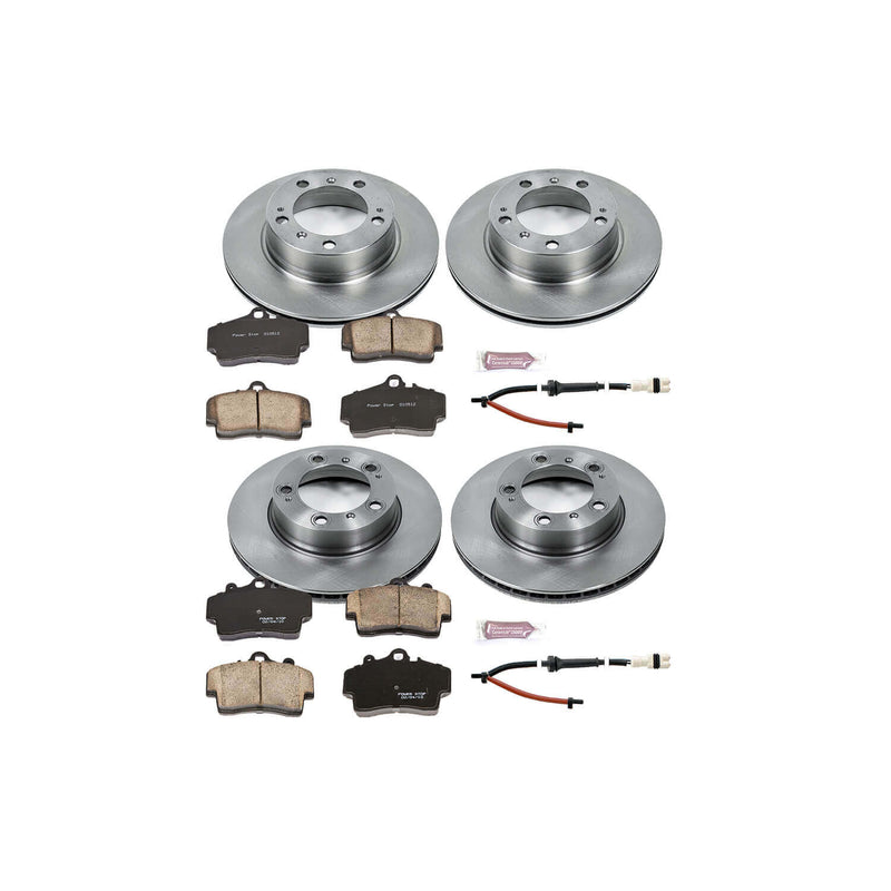 Power Stop KOE4406 Autospecialty - 1-Click Daily Driver Brake Kits (Front And Rear) for 1997-2004 Porsche Boxster product image