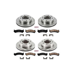 Power Stop KOE4423 Autospecialty - 1-Click Daily Driver Brake Kits (Front And Rear) for 2004 Chevrolet Silverado 2500 HD product image
