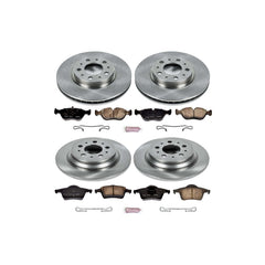 Power Stop KOE4427 Autospecialty - 1-Click Daily Driver Brake Kits (Front And Rear) for 2000 Volvo V70 product image