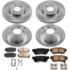 Power Stop KOE4440 Autospecialty 1-Click Daily Driver Front And Rear Pad And Rotor Kit for 2006-2009 Hyundai Azera product image