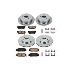 Power Stop KOE4446 Autospecialty - 1-Click Daily Driver Brake Kits (Front And Rear) for 2001-2006 Hyundai Santa Fe product image