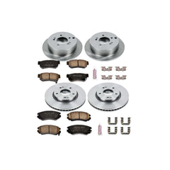 Power Stop KOE4448 Autospecialty - 1-Click Daily Driver Brake Kits (Front And Rear) for 2005-2010 Hyundai Tucson product image