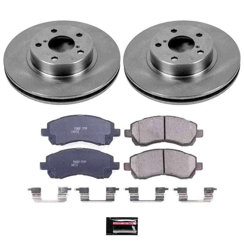 Power Stop KOE445 Autospecialty - 1-Click Daily Driver Brake Kits (Front) for 1997-2001 Subaru Impreza product image