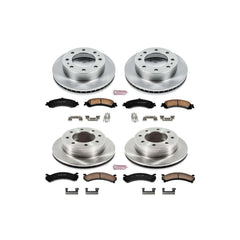Power Stop KOE4454 Autospecialty - 1-Click Daily Driver Brake Kits (Front And Rear) for 2005 Chevrolet Silverado 1500 HD product image
