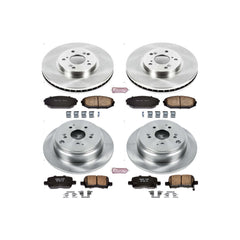 Power Stop KOE4459 Autospecialty - 1-Click Daily Driver Brake Kits (Front And Rear) for 2002-2004 Honda Odyssey product image