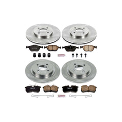 Power Stop KOE4467 Autospecialty - 1-Click Daily Driver Brake Kits (Front And Rear) for 2002-2004 Ford Focus product image