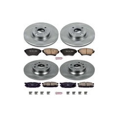 Power Stop KOE4468 Autospecialty - 1-Click Daily Driver Brake Kits (Front And Rear) for 2001-2005 Mazda Miata / MX-5 product image