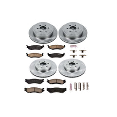 Power Stop KOE4471 Autospecialty - 1-Click Daily Driver Brake Kits (Front And Rear) for 2003 Dodge Durango product image