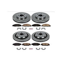 Power Stop KOE4485 Autospecialty - 1-Click Daily Driver Brake Kits (Front And Rear) for 2005-2008 Pontiac Grand Prix product image