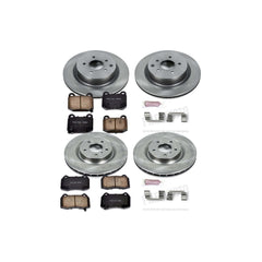 Power Stop KOE4488 Autospecialty - 1-Click Daily Driver Brake Kits (Front And Rear) for 2003-2008 Infiniti G35 product image
