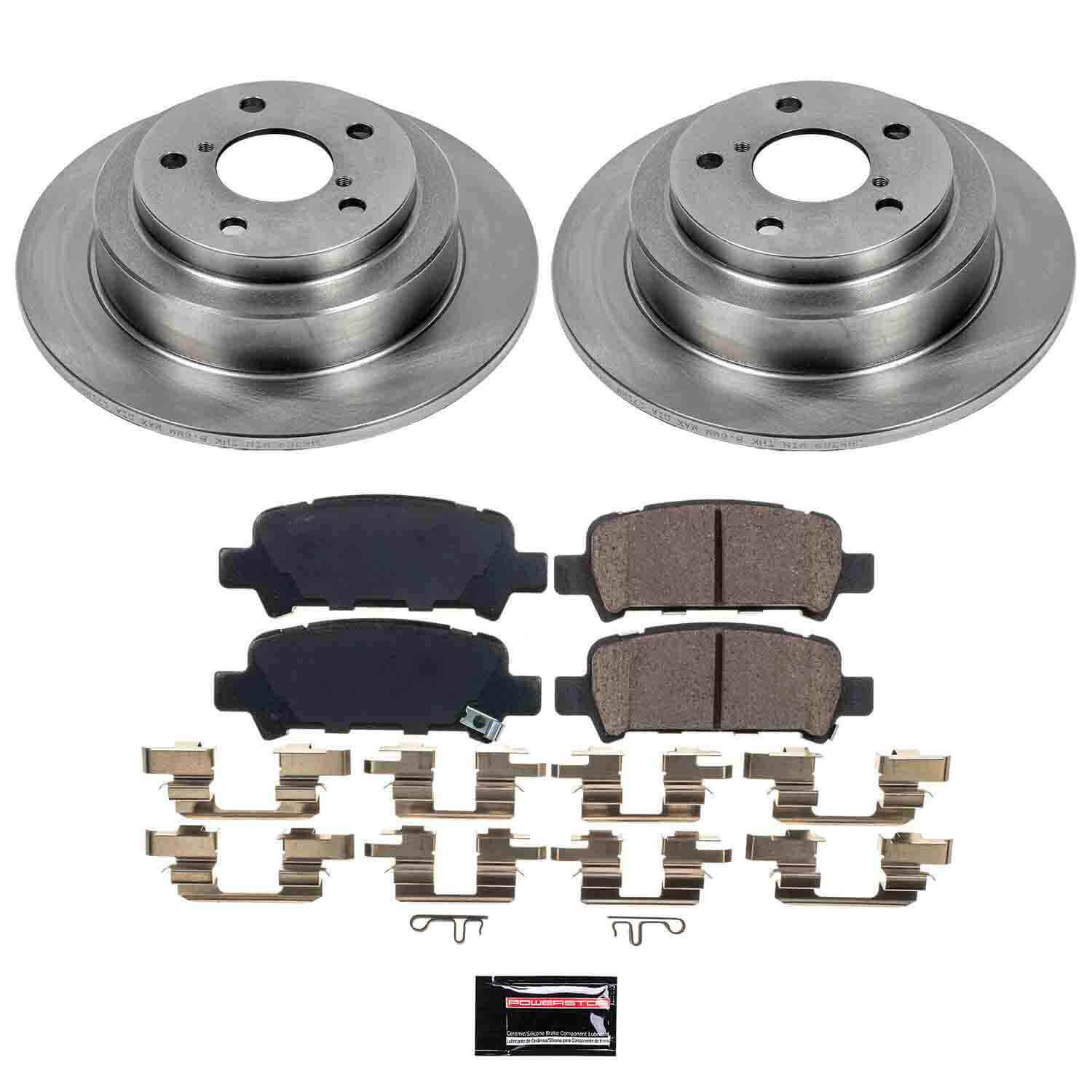 Power Stop KOE449 Autospecialty - 1-Click Daily Driver Brake Kits (Rear) for 1998-2003 Subaru Forester product image