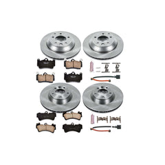 Power Stop KOE4500 Autospecialty - 1-Click Daily Driver Brake Kits (Front And Rear) for 2003-2015 Audi Q7 product image