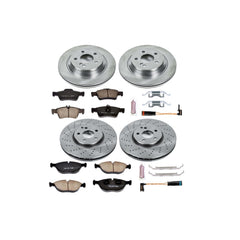 Power Stop KOE4507 Autospecialty - 1-Click Daily Driver Brake Kits (Front And Rear) for 2003-2006 Mercedes-Benz S500 product image