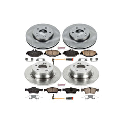 Power Stop KOE4515 Autospecialty - 1-Click Daily Driver Brake Kits (Front And Rear) for 2006 Mercedes-Benz E320 product image