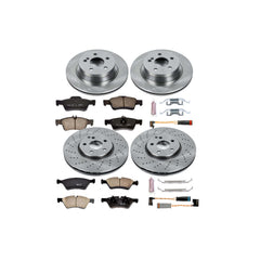 Power Stop KOE4516 Autospecialty - 1-Click Daily Driver Brake Kits (Front And Rear) for 2006 Mercedes-Benz E500 product image