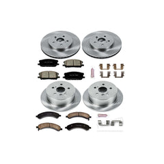 Power Stop KOE4530 Autospecialty - 1-Click Daily Driver Brake Kits (Front And Rear) for 2004-2009 Lexus RX330 product image