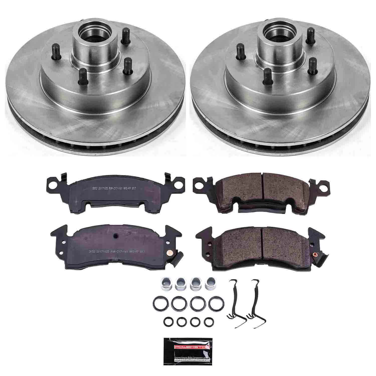 Power Stop KOE4539 Autospecialty - 1-Click Daily Driver Brake Kits (Front) for 1970-1996 Buick Centurion product image