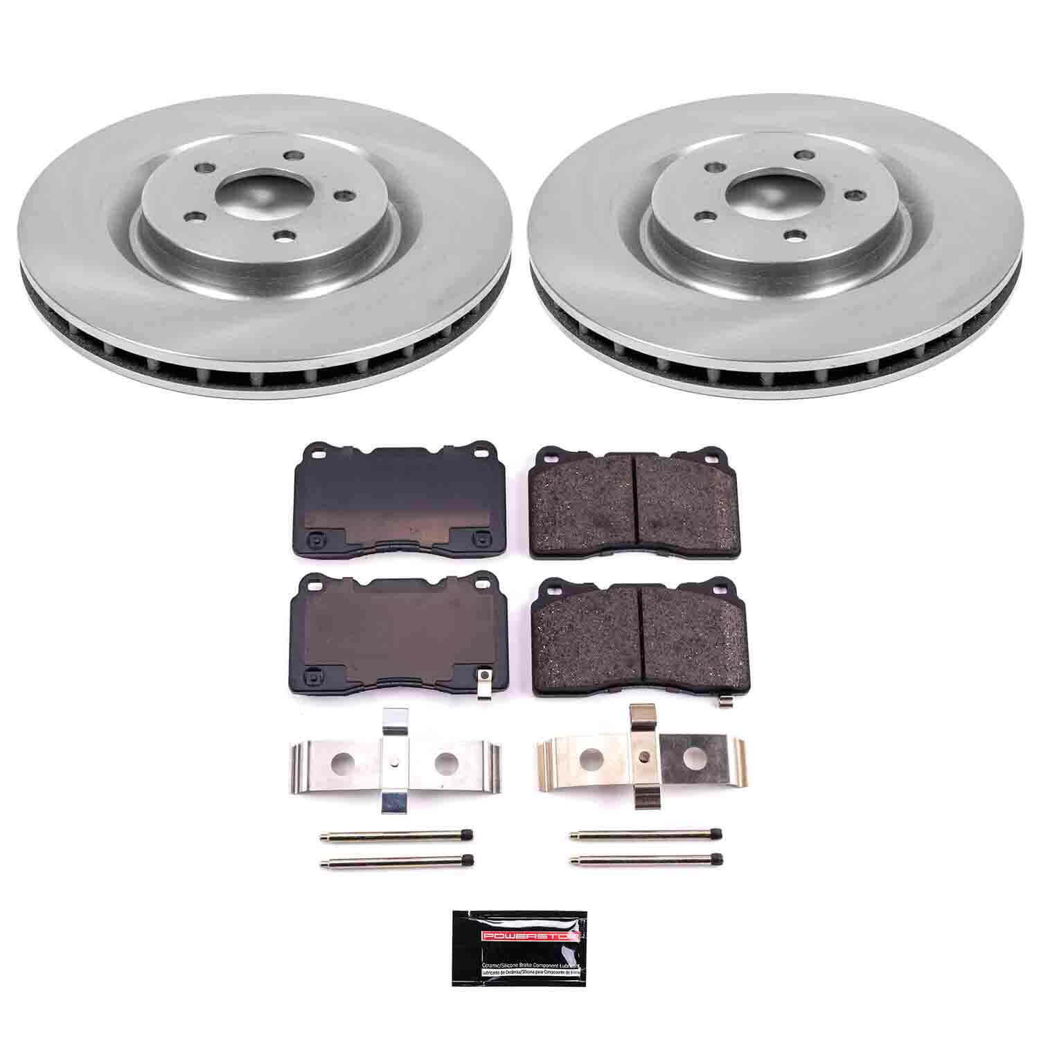 Power Stop KOE4547 Autospecialty - 1-Click Daily Driver Brake Kits (Front) for 2007-2014 Ford Mustang product image