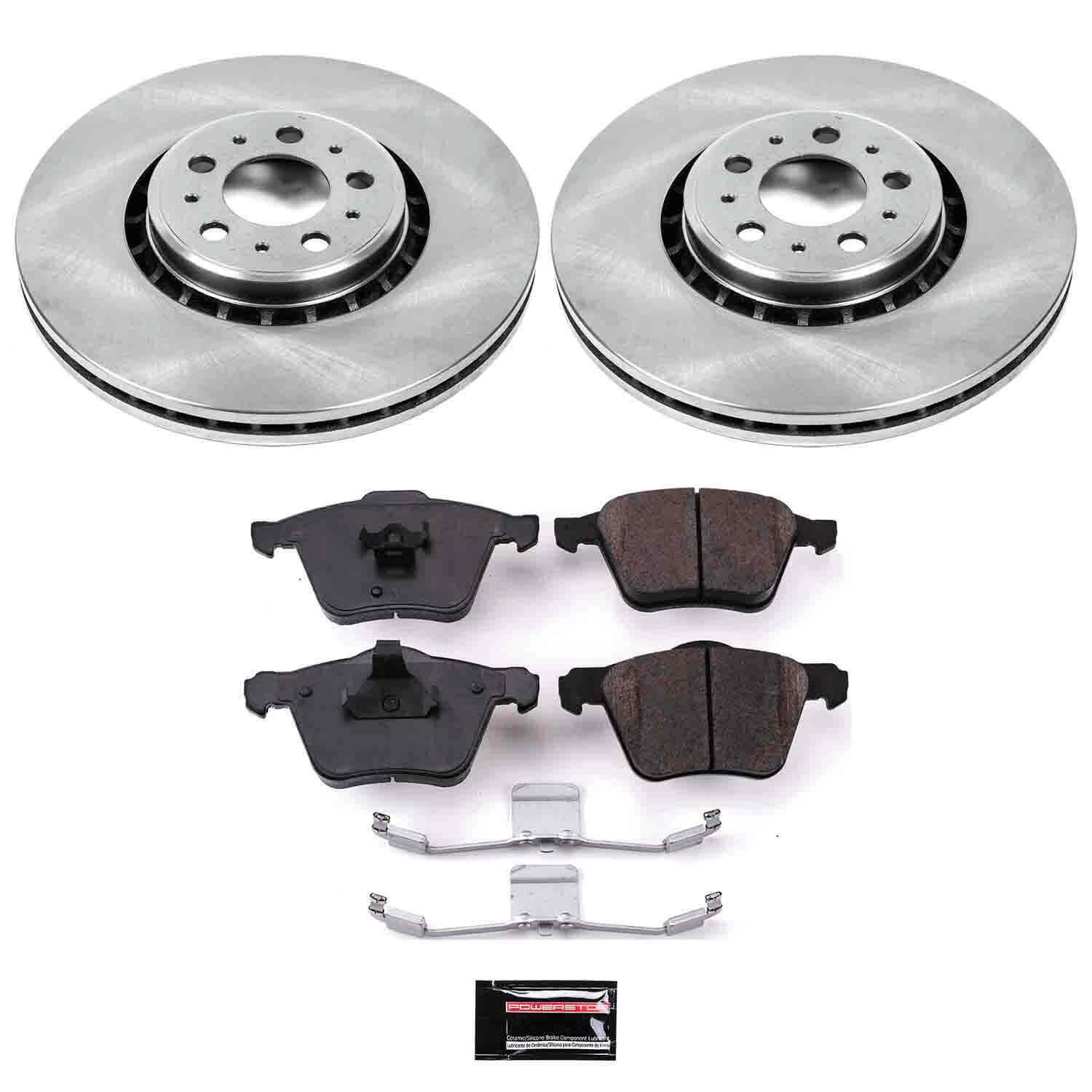 Power Stop KOE4552 Autospecialty - 1-Click Daily Driver Brake Kits (Front) for 2003-2014 Volvo XC90 product image