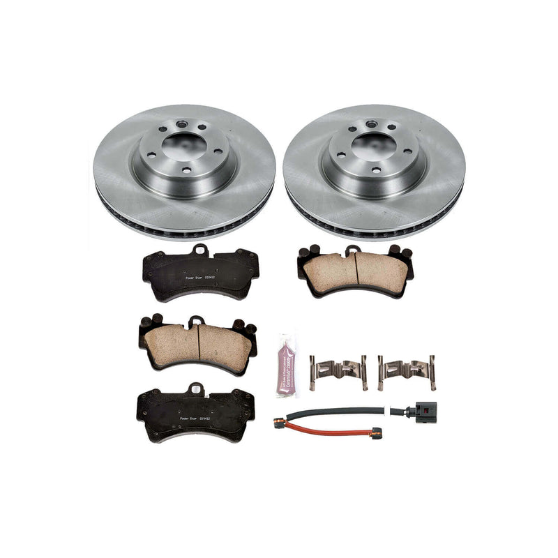Power Stop KOE4558 Autospecialty - 1-Click Daily Driver Brake Kits (Front) for 2003-2015 Audi Q7 product image