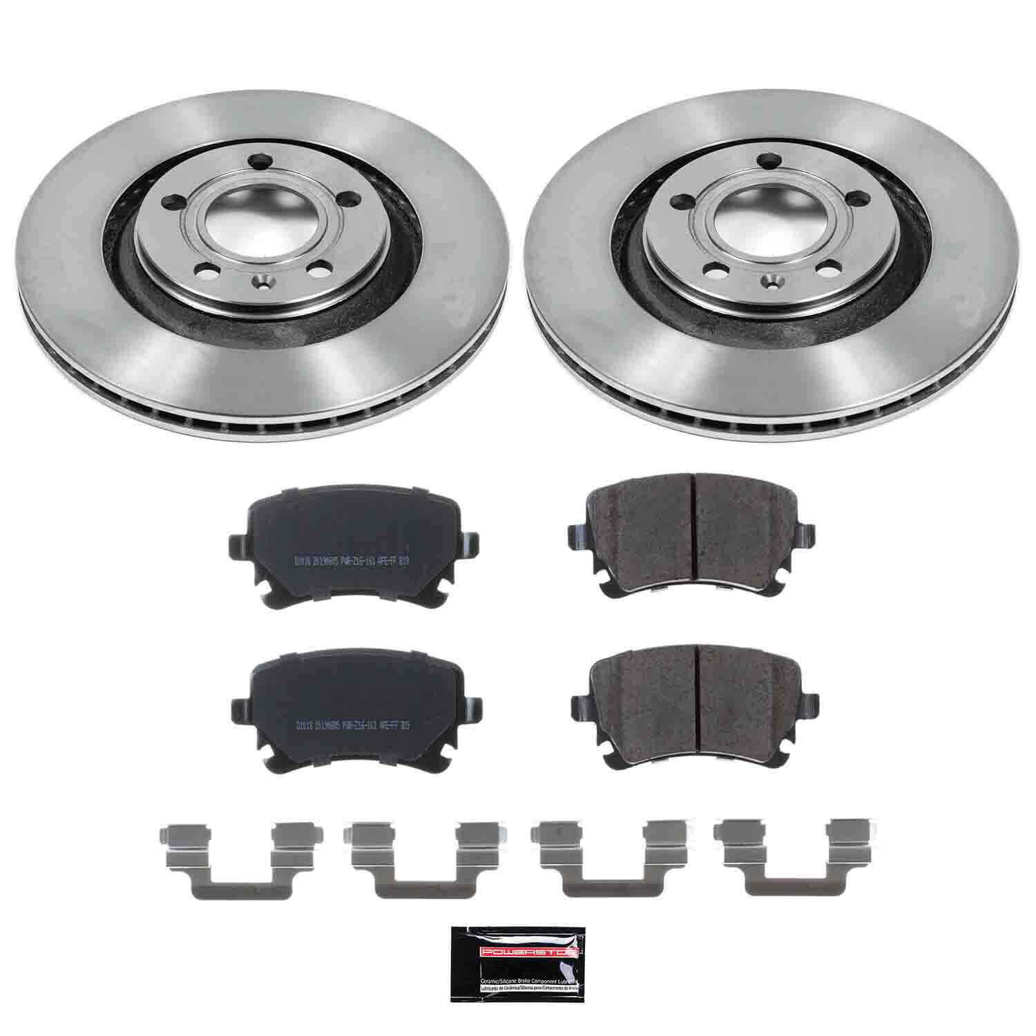 Power Stop KOE4564 Autospecialty - 1-Click Daily Driver Brake Kits (Rear) for 2004-2009 Audi S4 product image