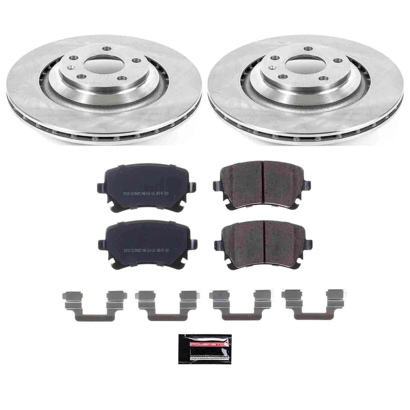 Power Stop KOE4567 Autospecialty - 1-Click Daily Driver Brake Kits (Rear) for 2005-2011 Audi A6 product image