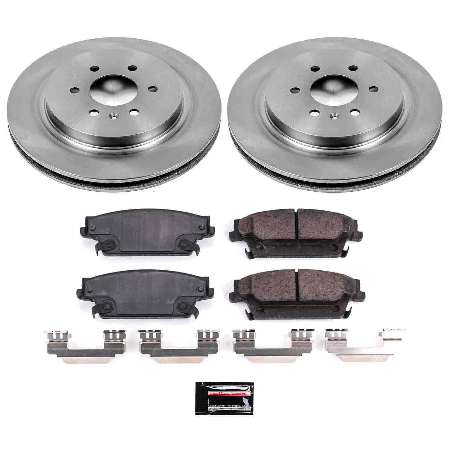Power Stop KOE4568 Autospecialty - 1-Click Daily Driver Brake Kits (Rear) for 2004-2009 Cadillac Srx product image