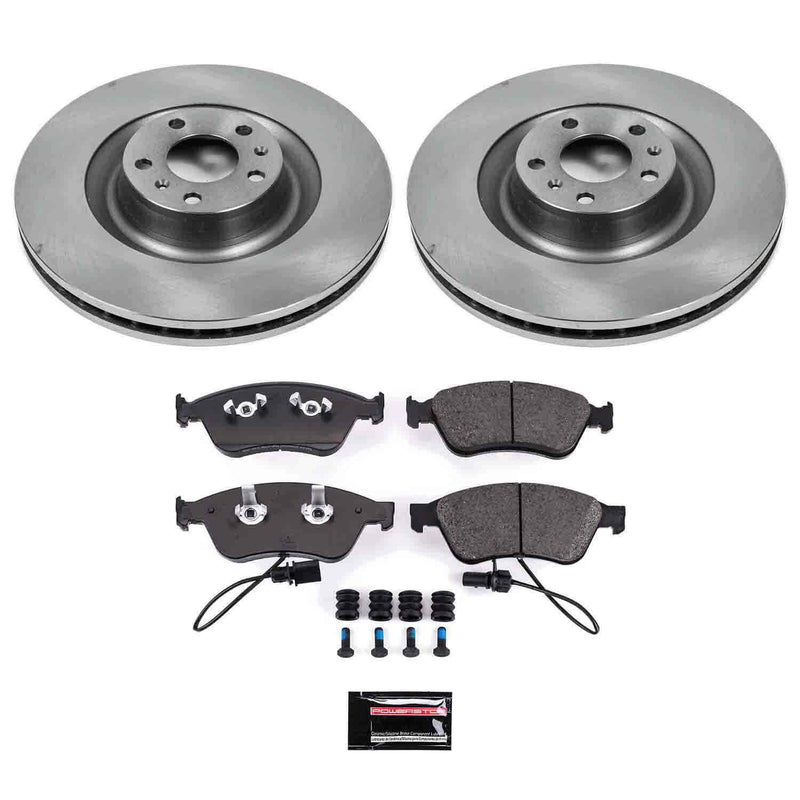 Power Stop KOE4570 Autospecialty - 1-Click Daily Driver Brake Kits (Front) for 2003-2010 Audi A8 Quattro product image