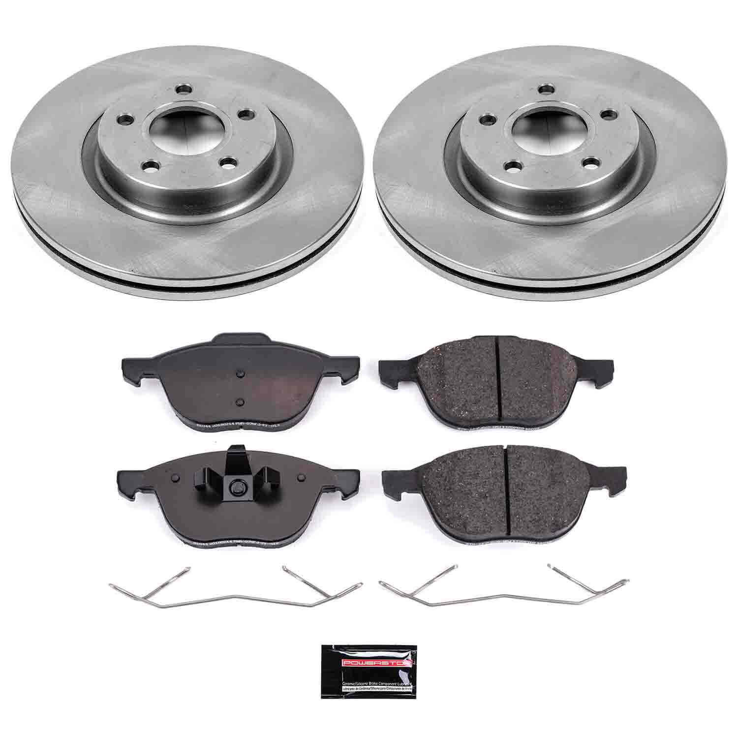 Power Stop KOE4575 Autospecialty - 1-Click Daily Driver Brake Kits (Front) for 2004-2019 Ford C-Max product image