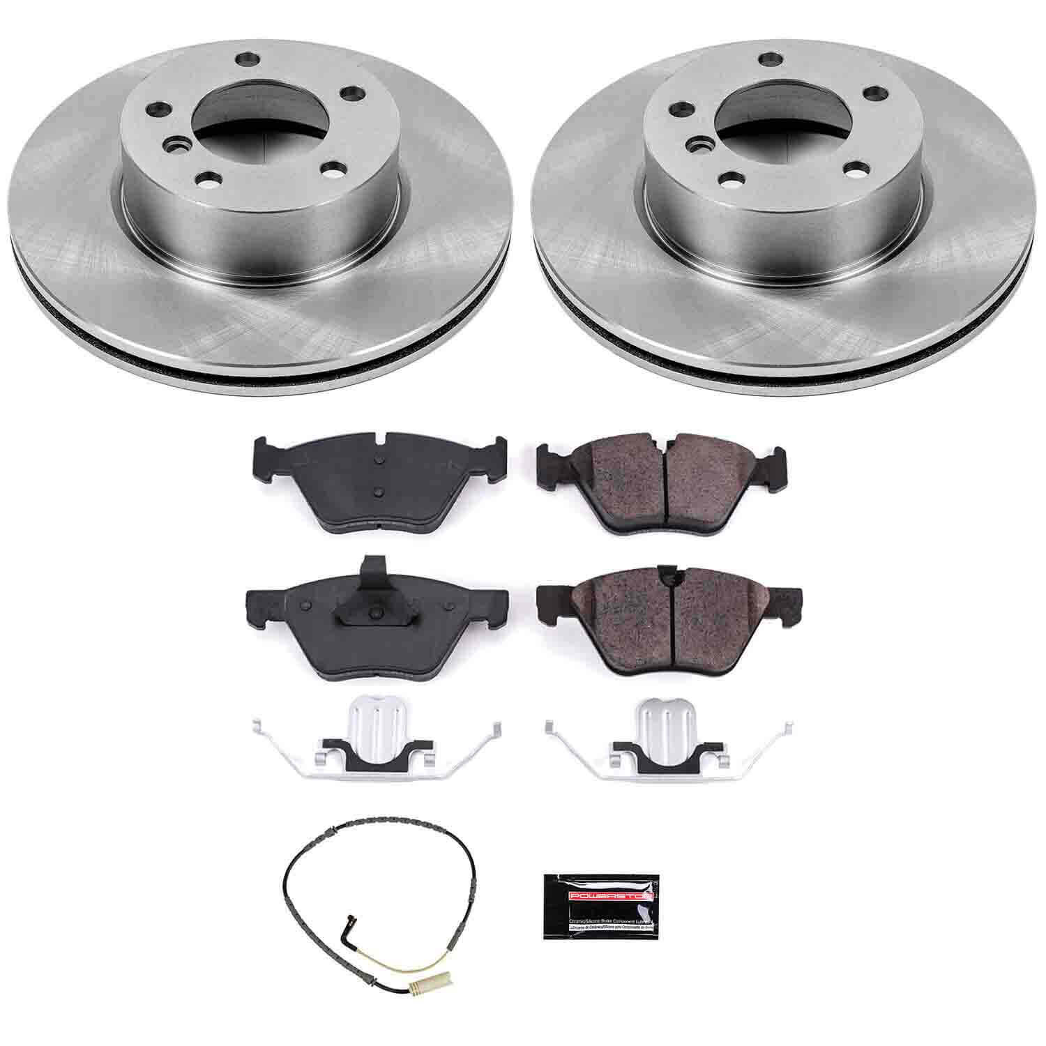 Power Stop KOE4589 Autospecialty - 1-Click Daily Driver Brake Kits (Front) for 2006-2007 BMW 325XI product image