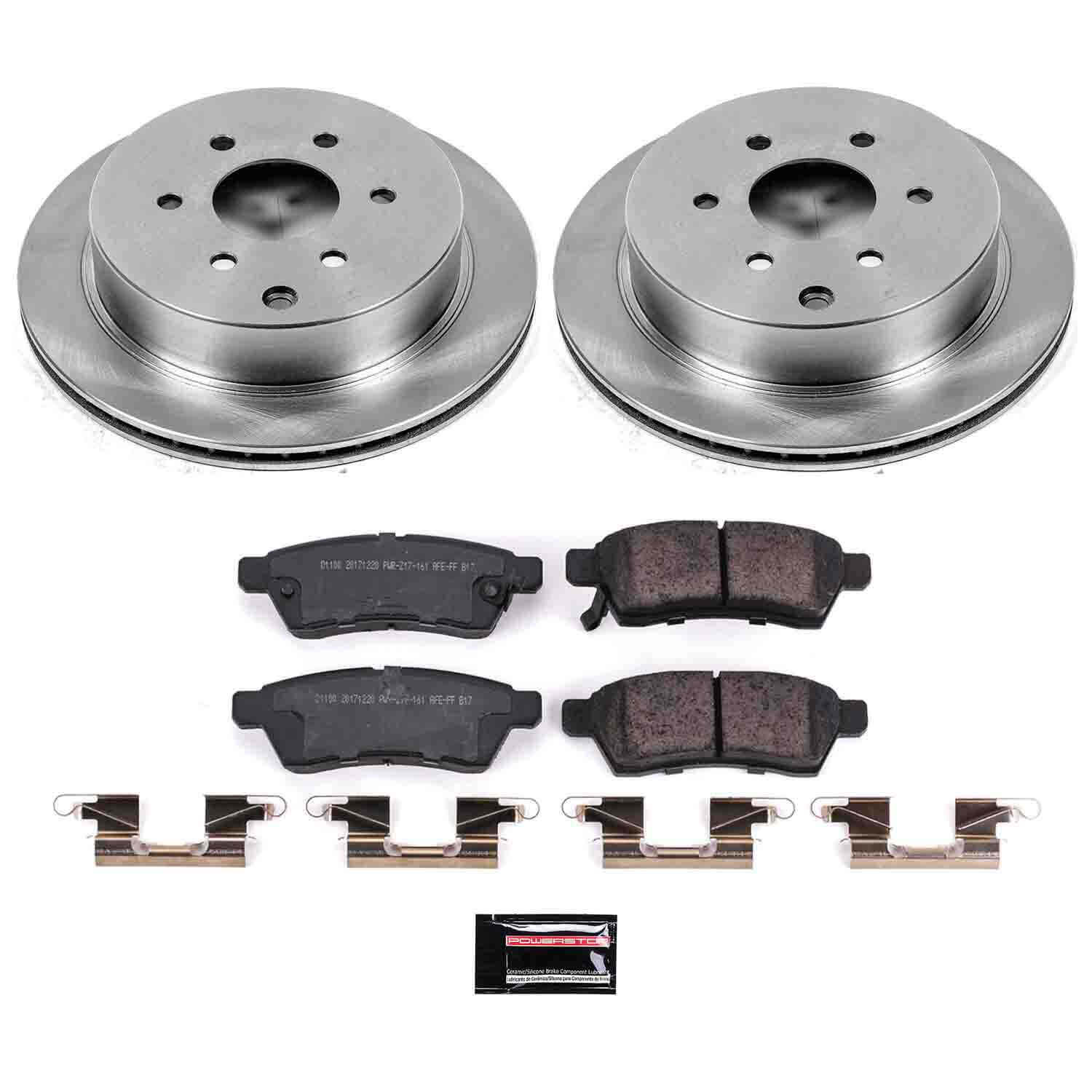 Power Stop KOE4621 Autospecialty - 1-Click Daily Driver Brake Kits (Rear) for 2005-2024 Nissan Frontier product image